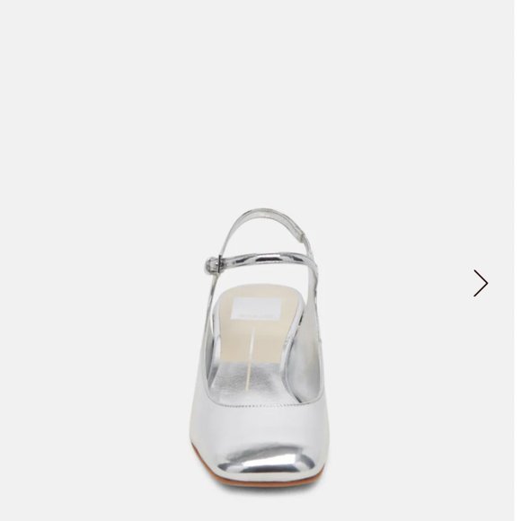 Dolce Vita Silver Maggi Heels Mary Janes size 9 - Picture 3 of 10